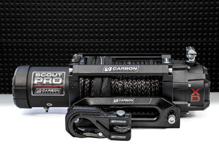 Carbon Offroad | Scout Pro - 10000lb Extreme Duty Winch v3 with Black Hook