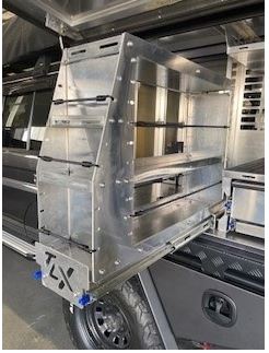 Slide Out Aluminium Canopy Pantry - Now Available Australia Wide! - TL Spares