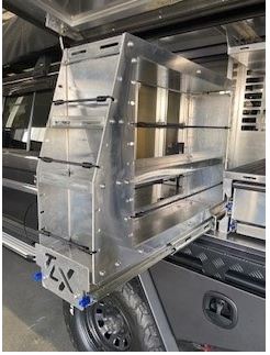 Slide Out Aluminium Canopy Pantry - Now Available Australia Wide!