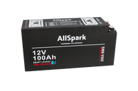 Allspark | 100AH 12V Slimline Lithium Battery With Bluetooth - TL Spares