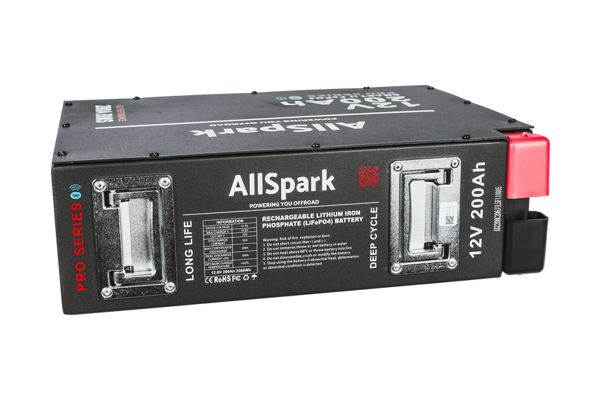 Allspark | 200AH 12V Slimline Lithium Battery With Bluetooth - TL Spares