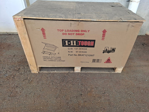 BKAT1210 Steel BKAT ContractorOne Eleven Truck Toolbox White (1210mm Wide) - Clearance over supply
