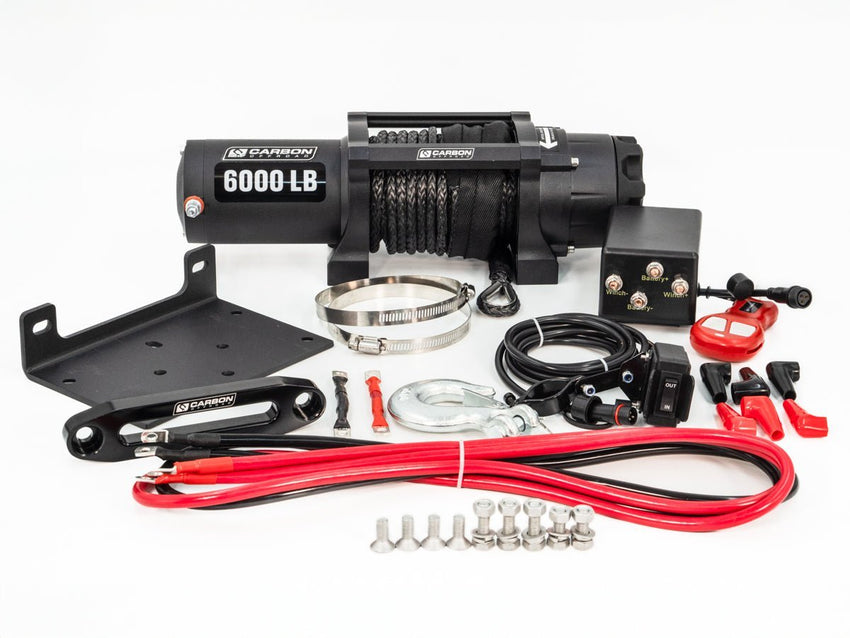 Carbon Offroad 6000lb ATV/Small 4X4 Winch 24V - TL Spares