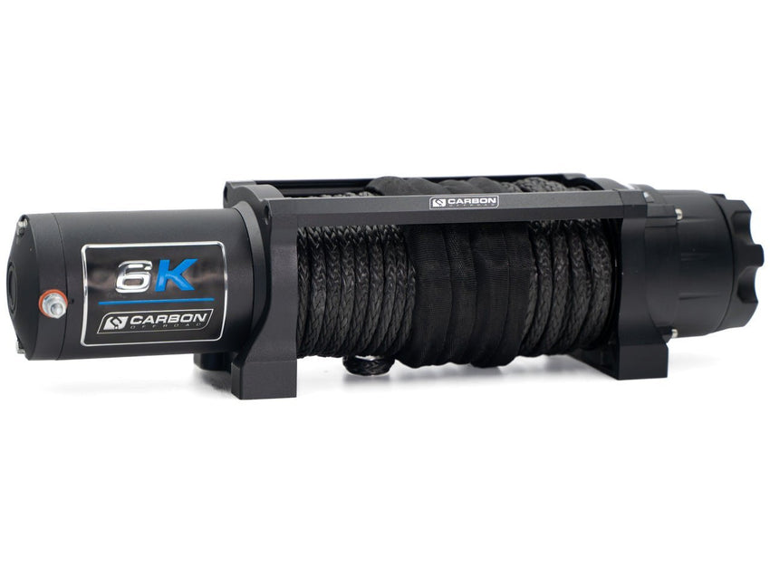 Carbon Offroad Long Drum 6000lb ATV/Small 4X4 Winch - TL Spares