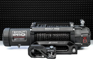 Carbon Offroad | Scout Pro - 12000lb Extreme Duty Winch v3 with Silver Hook