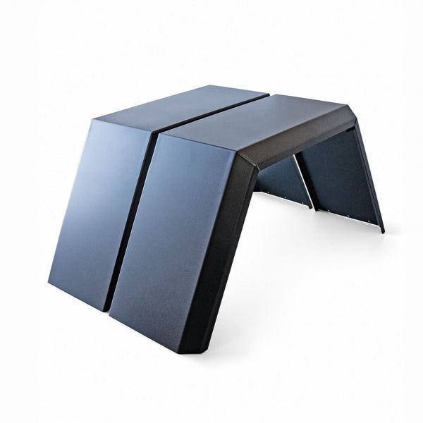 Flared Aluminium Mud Guards - XL 75MM Face (Pair) – 3.0mm Aluminium with 4.0mm Reinforced Gussets (BLACK Finish) | TL Engineering - TL Spares