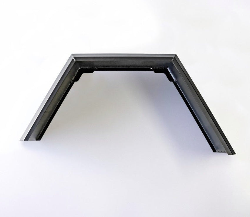 Flared Aluminium Mud Guards - XL 75MM Face (Pair) – 3.0mm Aluminium with 4.0mm Reinforced Gussets (BLACK Finish) | TL Engineering - TL Spares