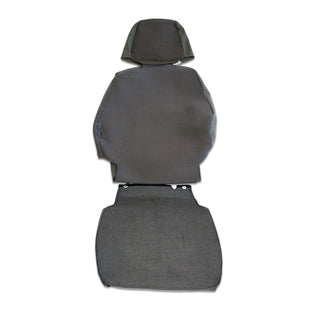 Single Cab Landcruiser Denim Seat Covers - Front Seat Pair - Single Bucket Seats