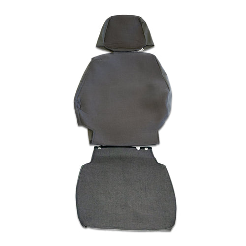 Single Cab Landcruiser Denim Seat Covers - Front Seat Pair - Single Bucket Seats