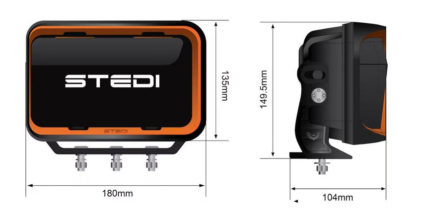STEDI | Quad EVO LED Driving Lights - Side Module – TL Spares