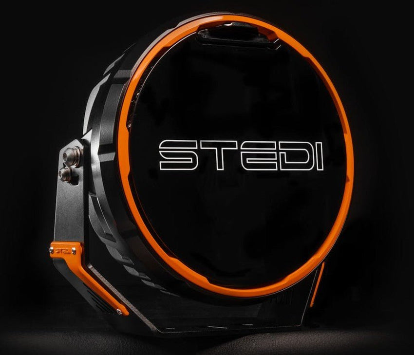 STEDI | TYPE - X SPORT PLUS 7 Inch LED Driving Lights Black - Pair - TL Spares