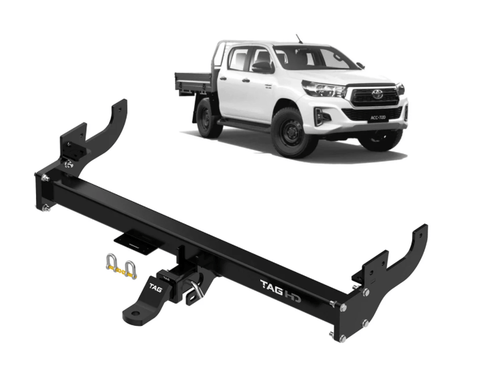T7T701 TAG Heavy Duty Towbar for Toyota Hilux With No Rear Bumper Step (04/2015 - on) - Clearance