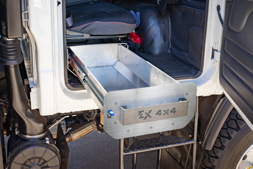 TLX4x4 | Isuzu NPS Rear Under Seat Drawer System