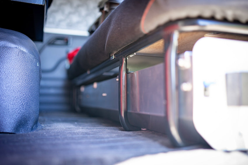 TL Spares | Isuzu NPS Rear Under Seat Drawer System - TL Spares