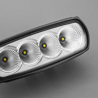 2 Pack 20W LED Work Light Slim Black - TL Spares