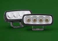 2 Pack 20W LED Work Light Slim Black - TL Spares