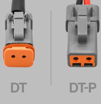 2 to 1 Deutsch Connector / Splitter Joiner 2 Lights with 1 Wiring Harnes 1.5mtrs - TL Spares