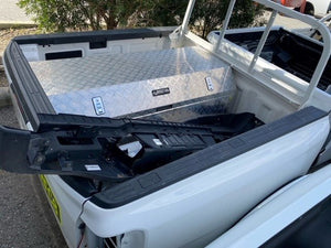 2022 Next-Gen Ford Ranger Dual Cab Well Body - Used - White Colour with Cabrack Frame and Bumper - TL Spares