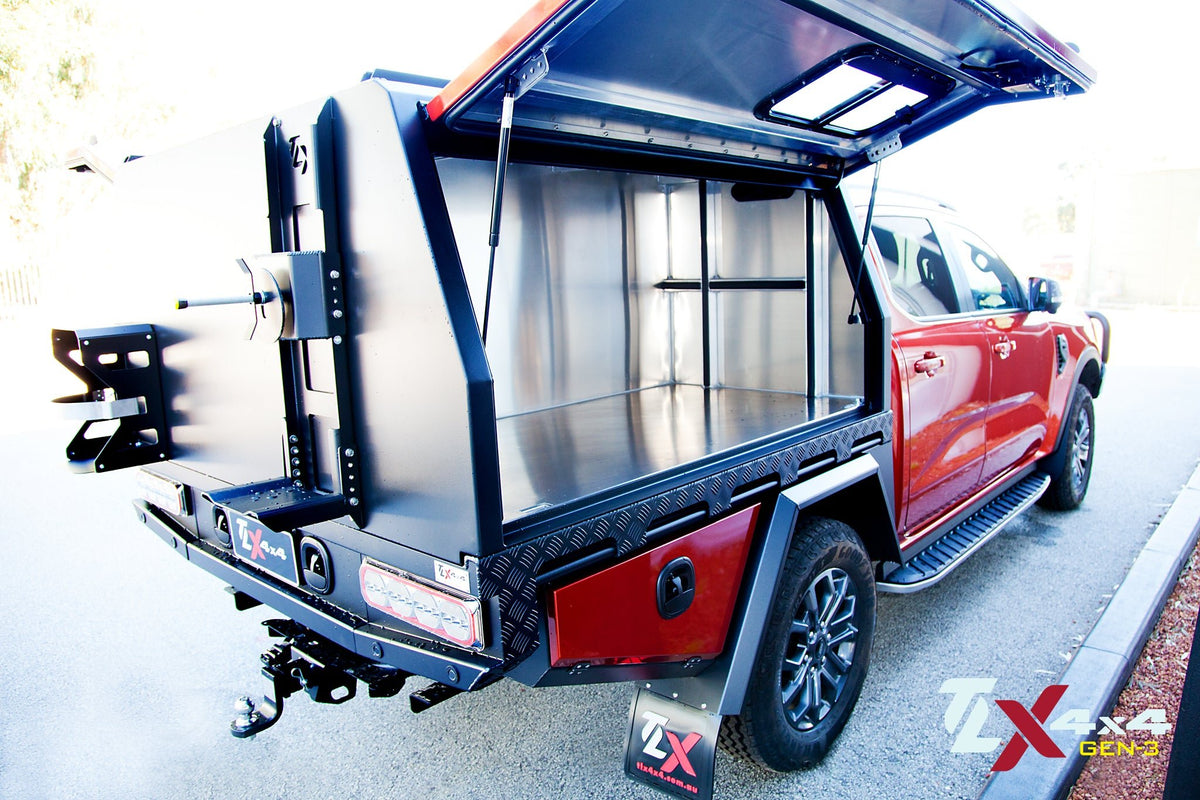 Adjustable Canopy Spare Wheel Carrier - Australian Made for Australian ...