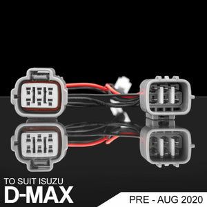 ISUZU D-MAX (PRE AUG-2020) / M-UX (CURRENT) (LED MODELS) PIGGY BACK ADAPTER - TL Spares