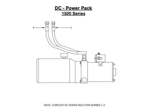 KEVREK | Crane Hoist Hydraulic Power Pack 12 Volt