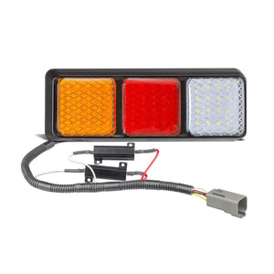 LED Stop/Tail/Indicator/Reverse Light (3 in 1) 12V DT04 Connector SO282ARWM2LR450 - TL Spares