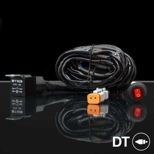 LED Work Light Wiring Kit Loom Harness (Not high beam triggered) - TL Spares