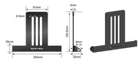 ROOF RACK LIGHT BRACKET (PAIR) | MICRO 7.8 INCH - TL Spares