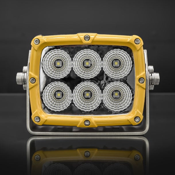 SHOCK 6 MINING SPEC LED FLOOD LIGHT | YELLOW - TL Spares