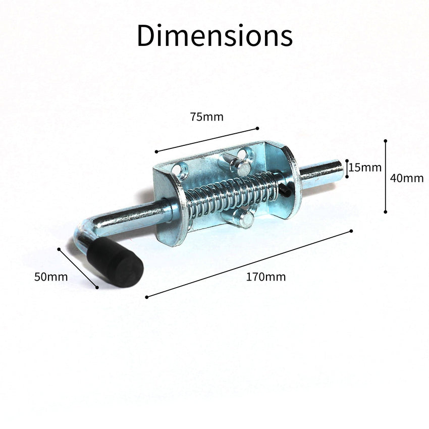 Spring Bolt Latch Pad Lockable for Ute Dropsides, Tailgates, 4WD/4x4, Canopies and Drawers - TL Spares