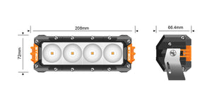 ST3301 PRO 7.5" 4 LED WORK LIGHT - TL Spares