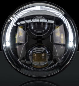 STEDI 7 INCH CARBON BLACK LED HEADLIGHT ADR APPROVED - TL Spares