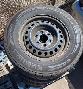 Toyota Hiace Wheel and Tyres Set - Kumho PorTran KC53 Tyres- 4 plus spare - TL Spares